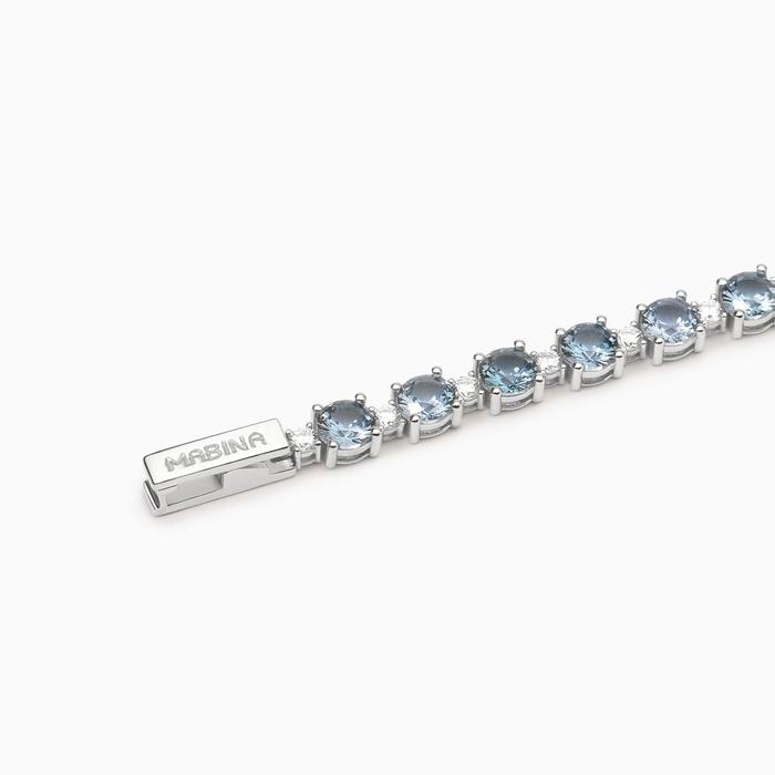 Bracciale con acquamarina sintetica Chapeau