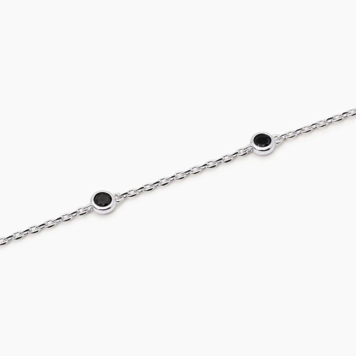 Bracciale uomo con catena e zirconi Spotlight