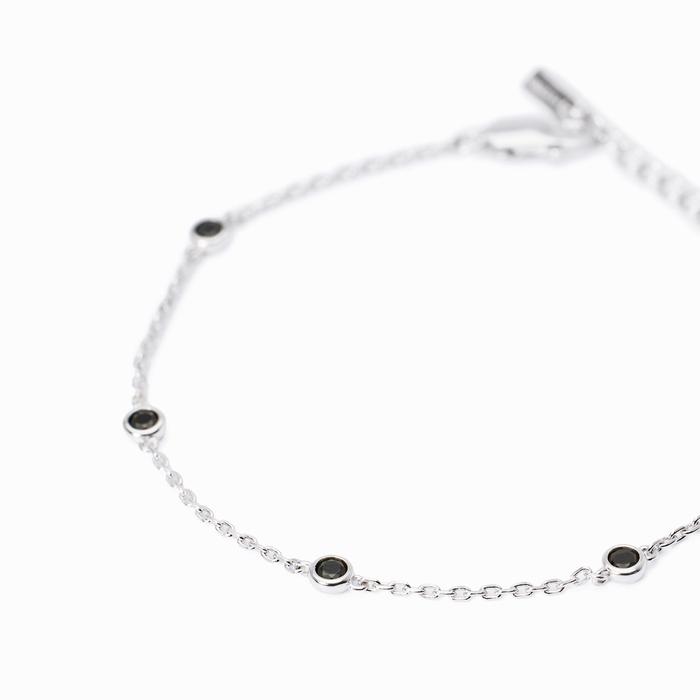 Bracciale uomo con catena e zirconi Spotlight