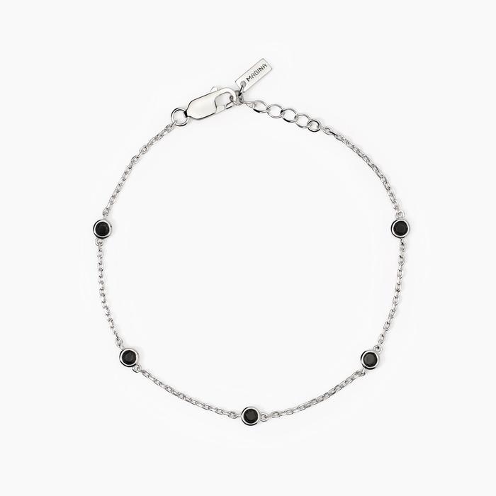 Bracciale uomo con catena e zirconi Spotlight