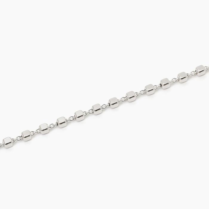 Bracciale uomo con catena cubetti Cubo