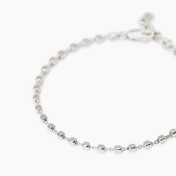 Bracciale uomo con catena cubetti Cubo