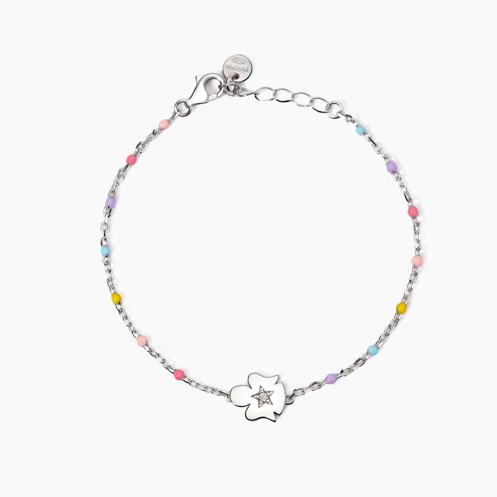 Bracciale con angioletto e inserti Baby Angel