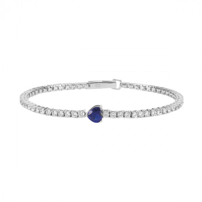 BRACCIALE TENNIS CON CUORE