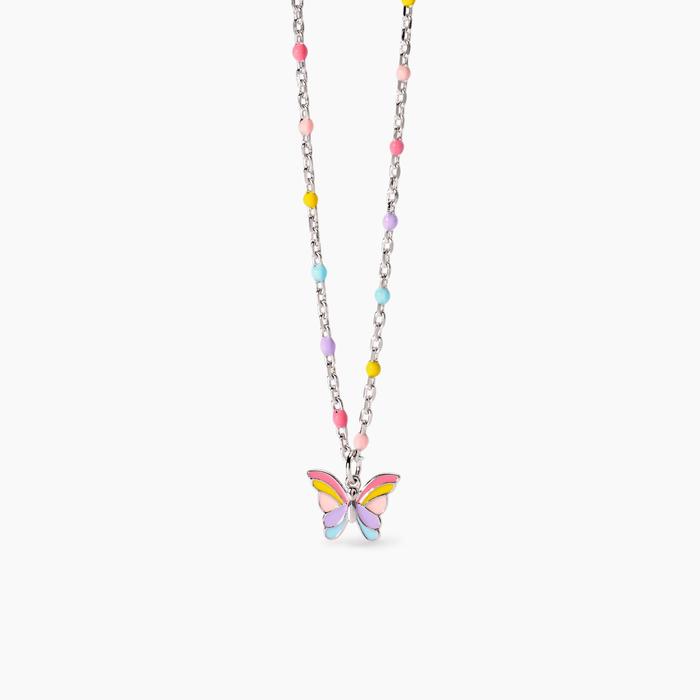 Girocollo da bambina con farfalla Butterfly