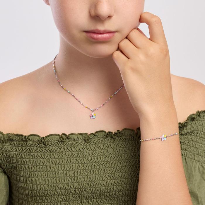 Girocollo da bambina con fiorellino Bloom