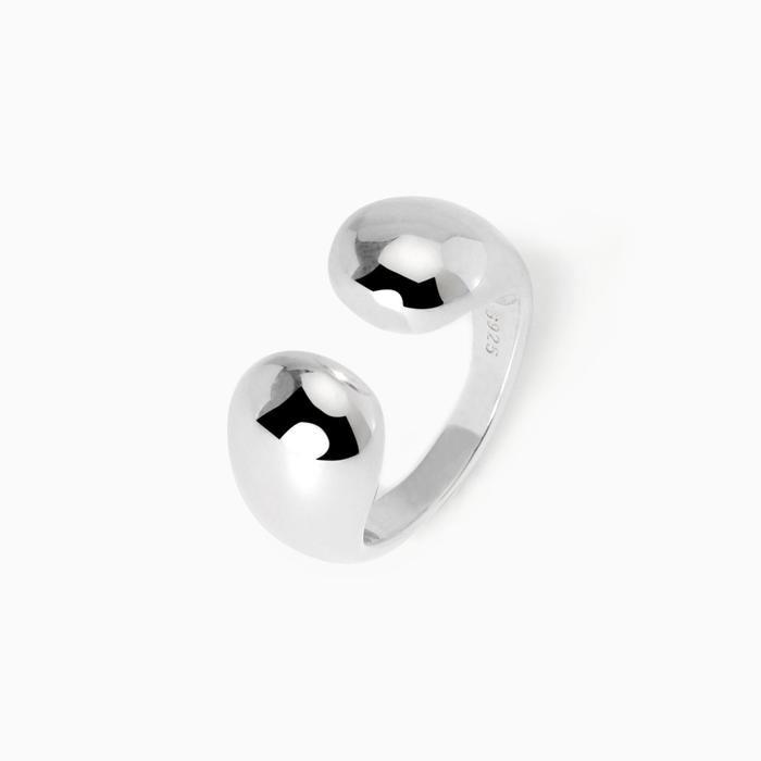 Anello chunky aperto in argento Buonumore
