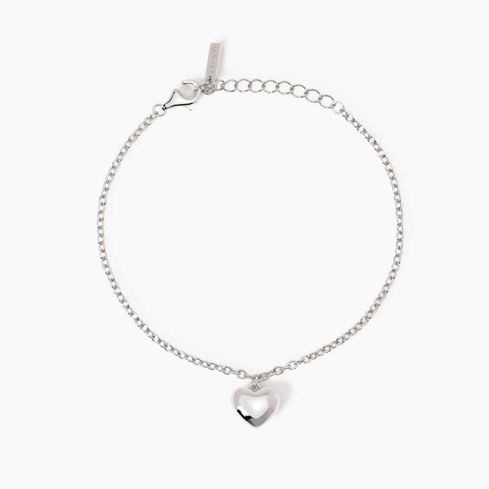 Bracciale in argento con ciondolo cuore Feeling