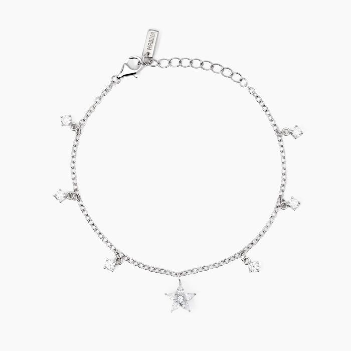 Bracciale in argento con ciondolo fiore Incantesimo