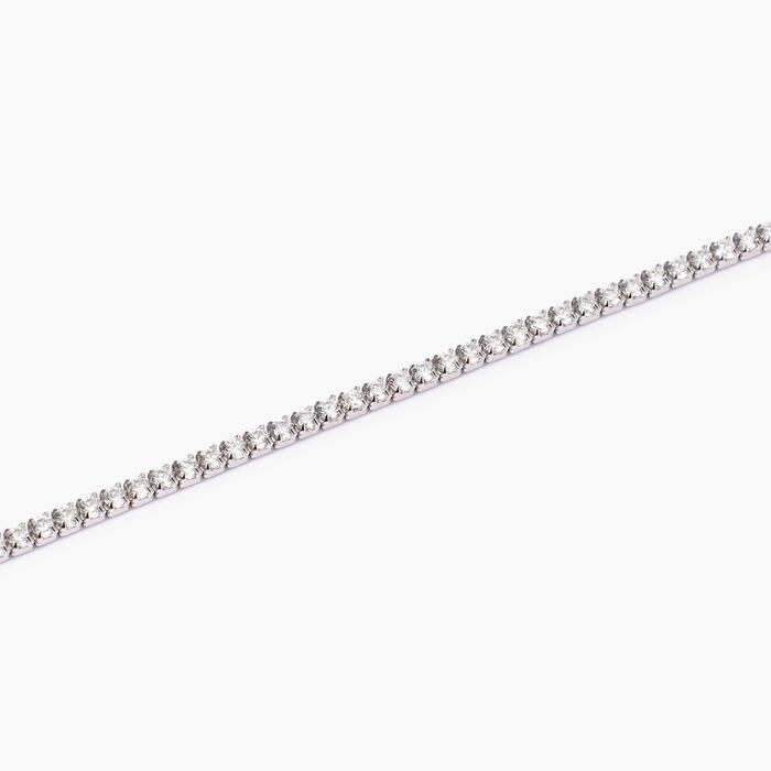 Bracciale tennis in argento con zirconi Mini Tennis
