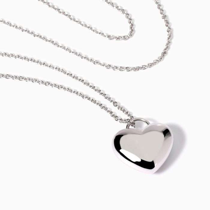 Collana in argento con ciondolo cuore Feeling