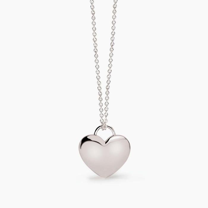 Collana in argento con ciondolo cuore Feeling