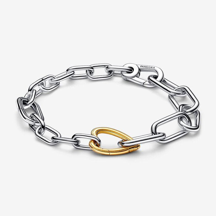 Bracciale Maglia Link con Connector a Cuore Pandora ME
