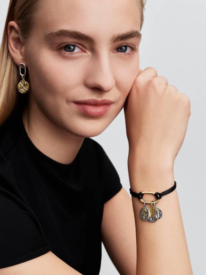 Bracciale Regolabile Cordino Nero con Link Apribile Pandora ME