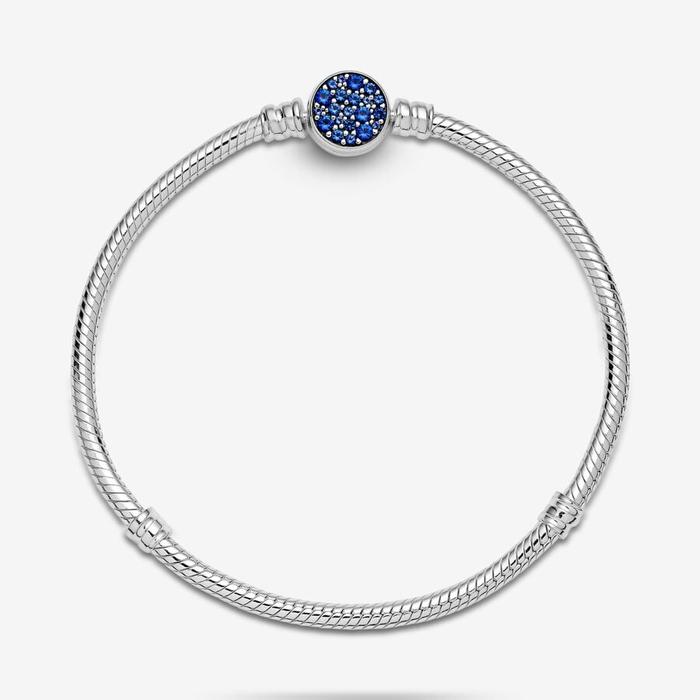 Bracciale con Chiusura Pietre Blu