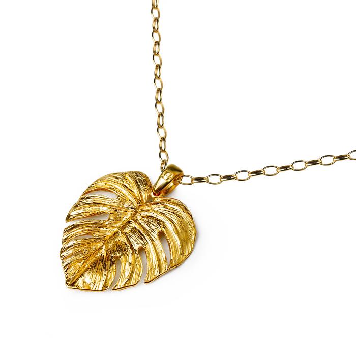 Pendente Monstera Gold