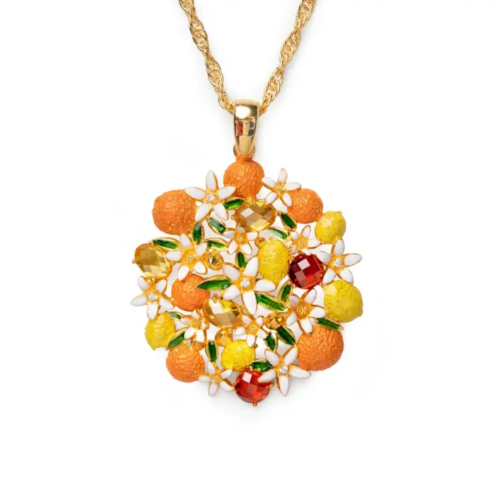 Collana Pendente Fiori di Zagara