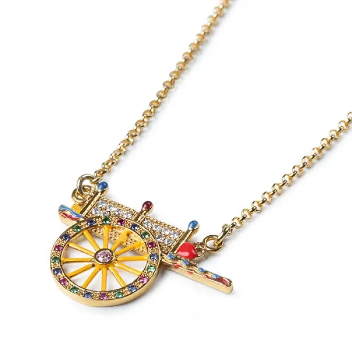 Collana Carretto Lapilli