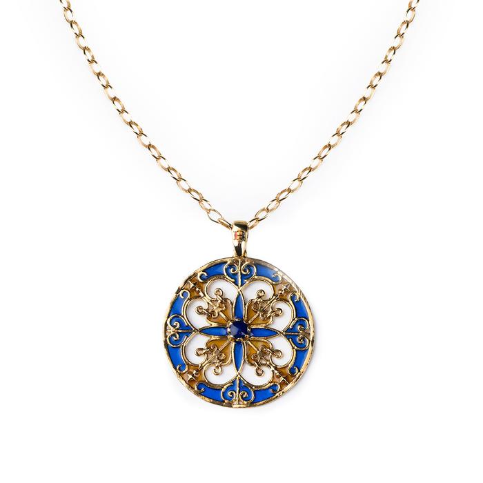 Pendente Rosone Blu