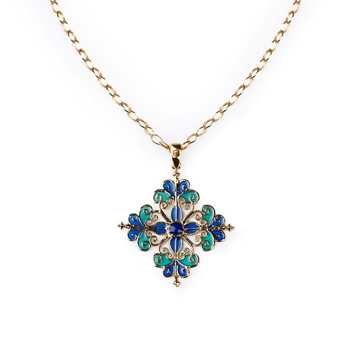 Pendente Barocco Blu