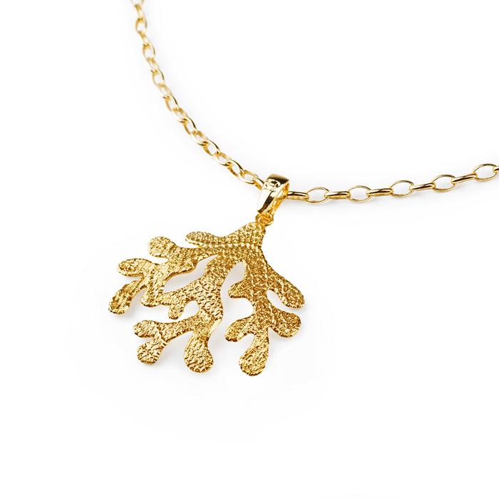 Pendente Rami Di Corallo Gold