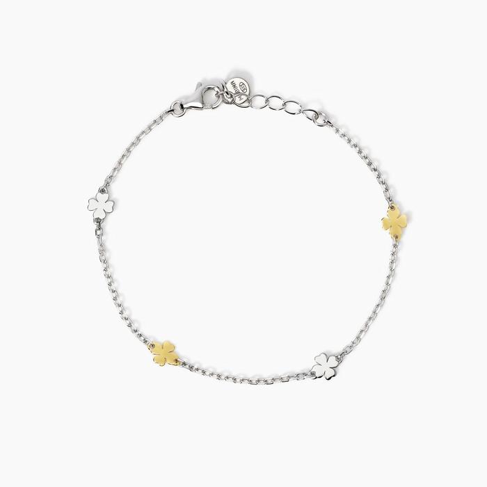 Bracciale con quadrifogli Cercami
