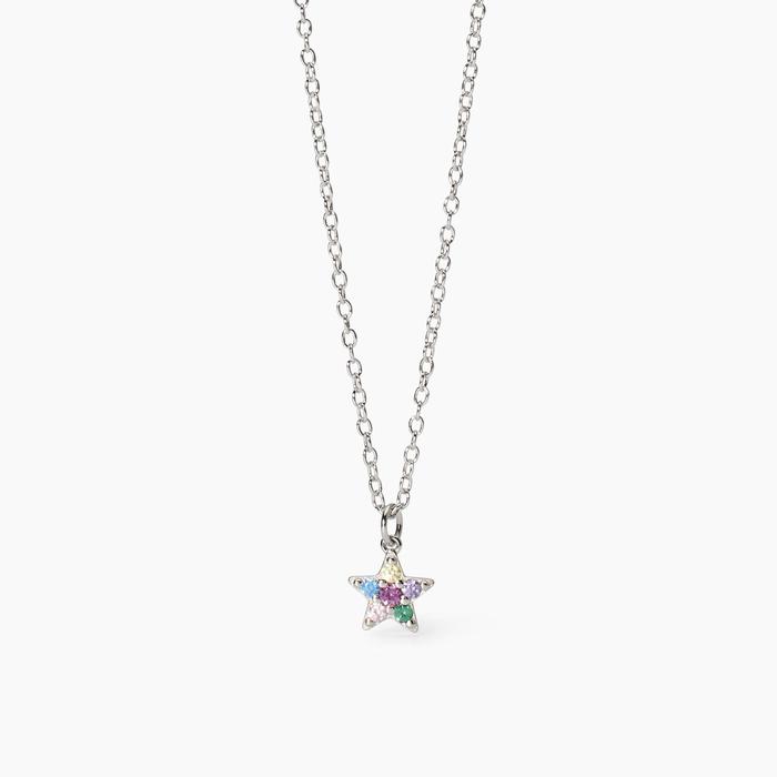 Girocollo da bimba con stella multicolor Étoile