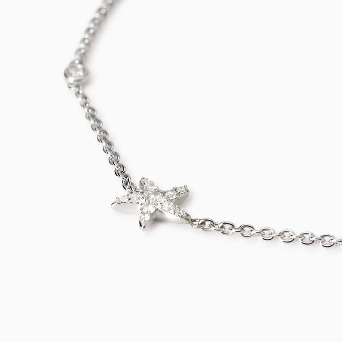 Bracciale con stella marina in zirconi Bahia Del Sol