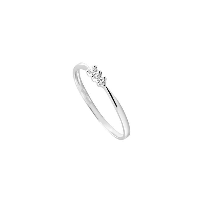 Anello LUCE in Oro e Zirconi