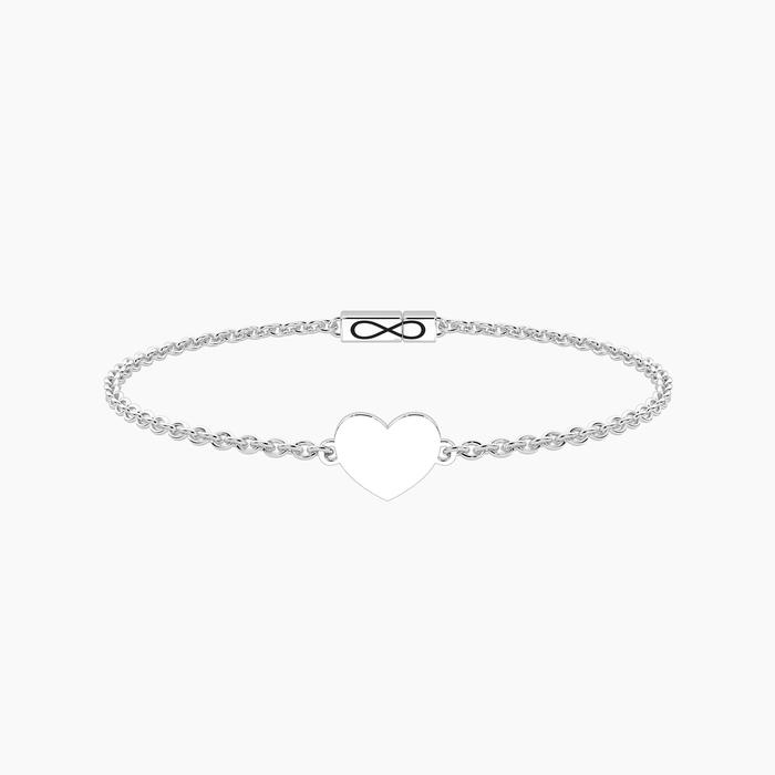 Bracciale infinity con cuore Cuore