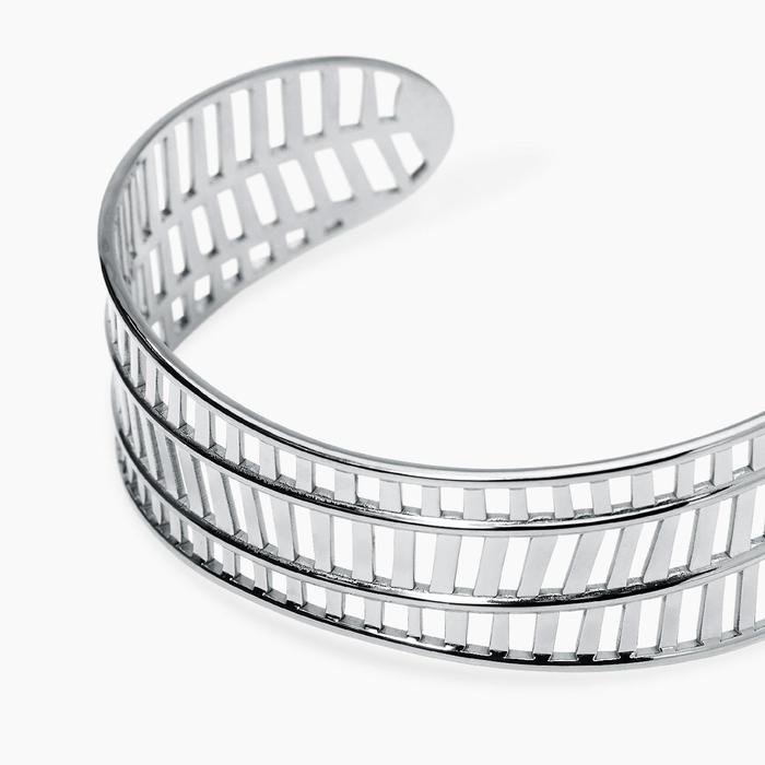 Bracciale cuff in acciaio Style 74