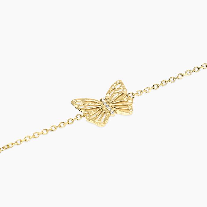 Bracciale dorato con farfalla Style 67