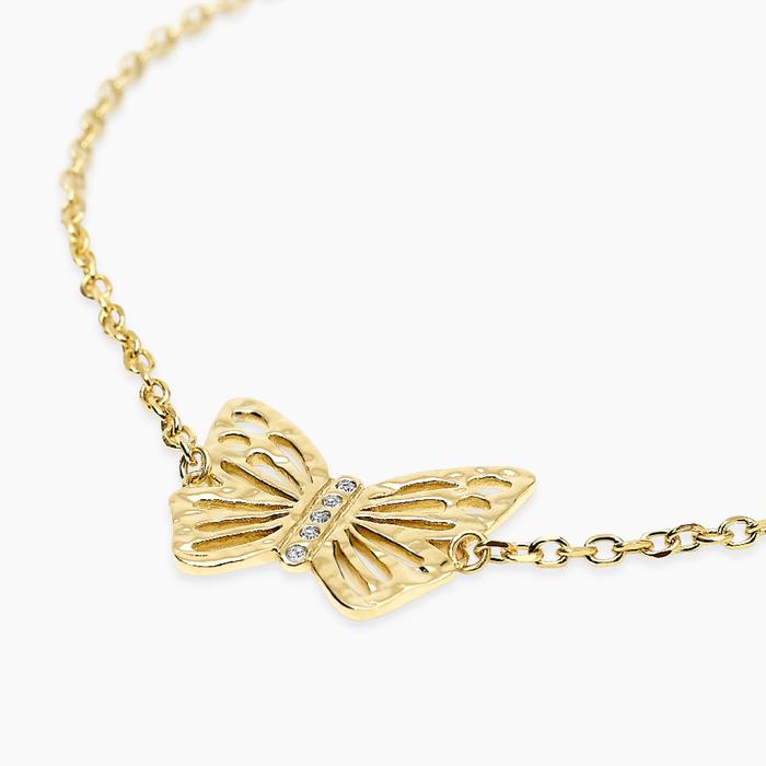 Bracciale dorato con farfalla Style 67