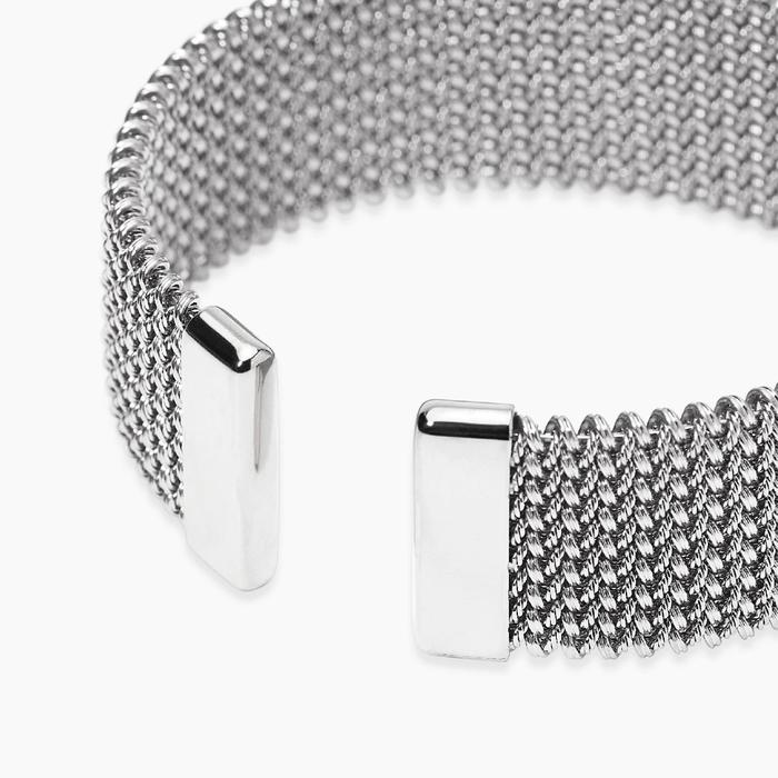 Bracciale cuff con maglia mesh Style 61