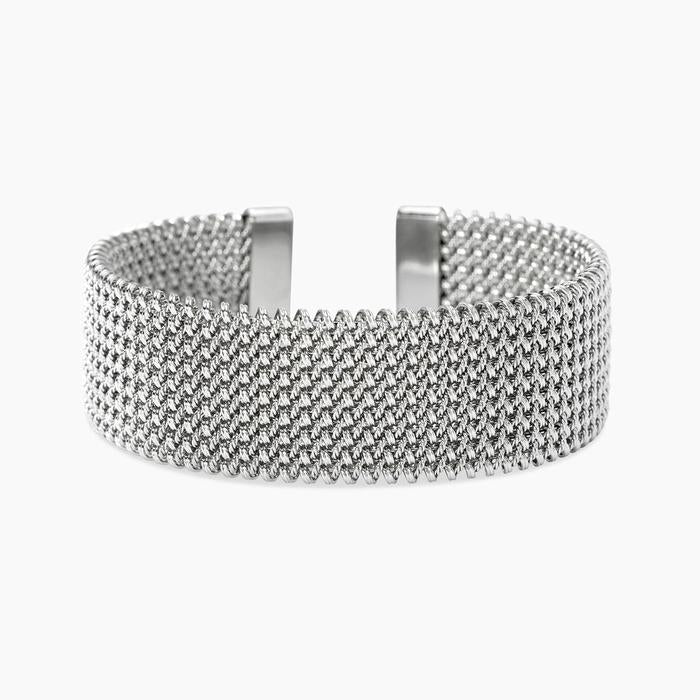 Bracciale cuff con maglia mesh Style 61