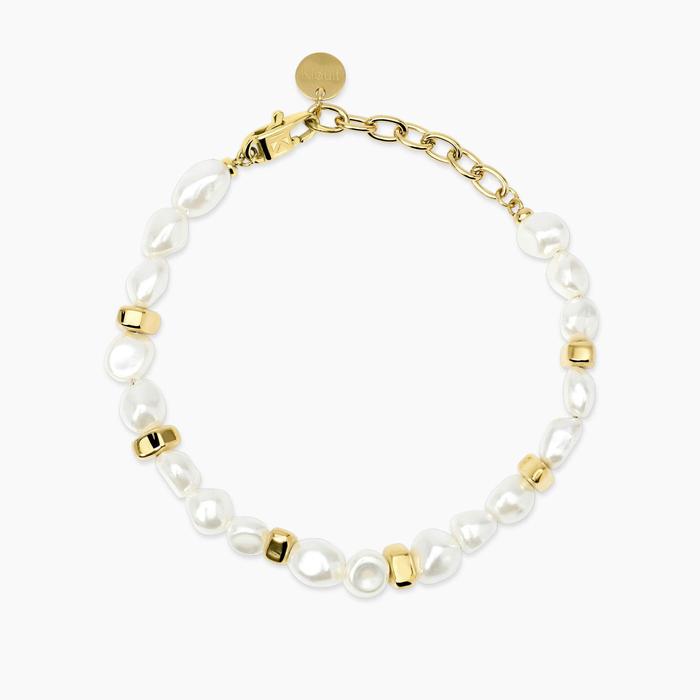 Bracciale dorato con perle conchiglia Style 70