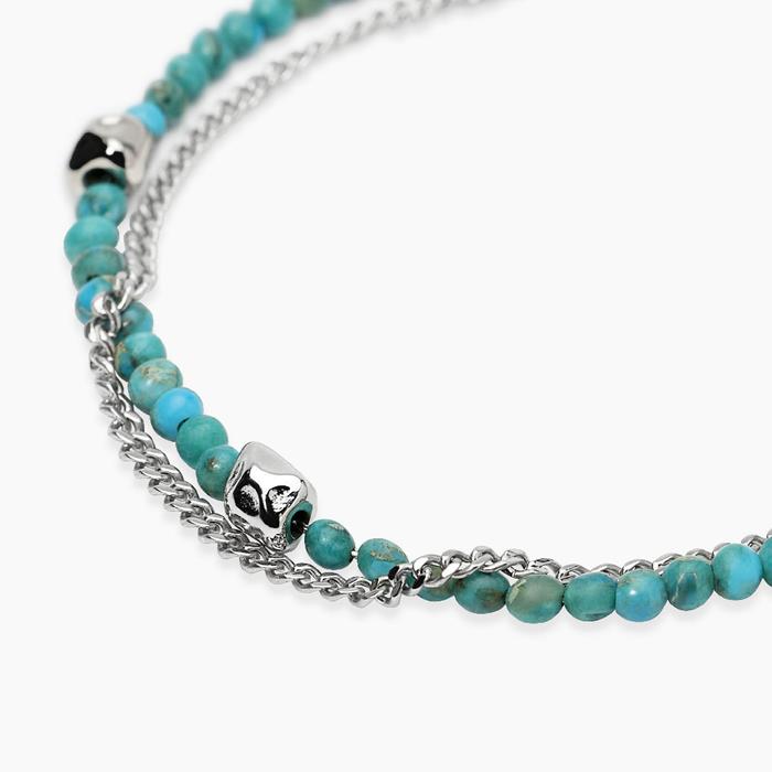Bracciale regolabile con doppia catena Style 76