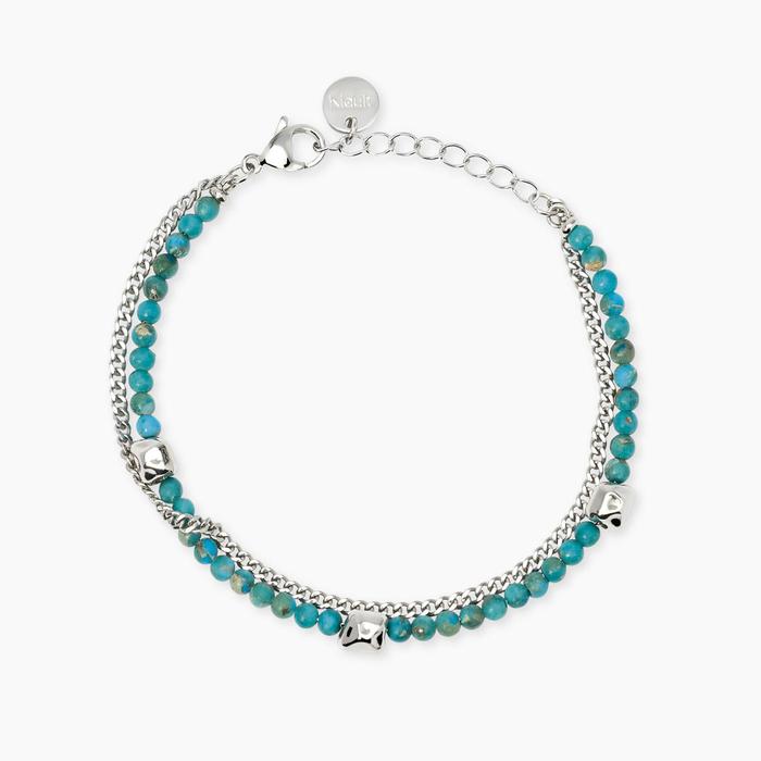 Bracciale regolabile con doppia catena Style 76