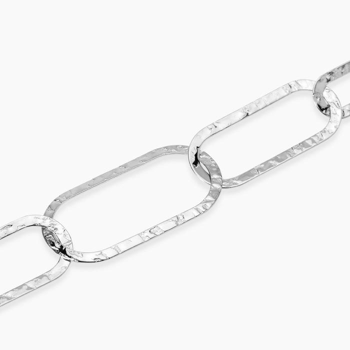 Bracciale con maglie martellate Style 83