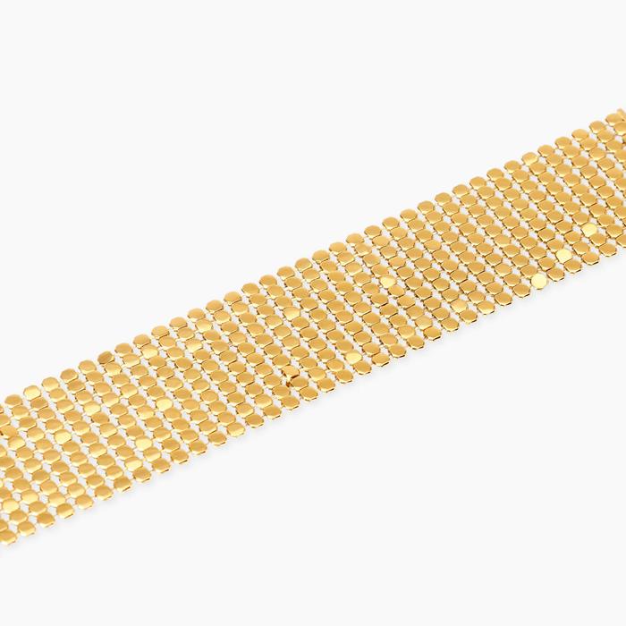 Bracciale dorato con catena disco Style 81