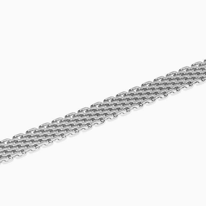 Bracciale regolabile con catena mesh Style 72