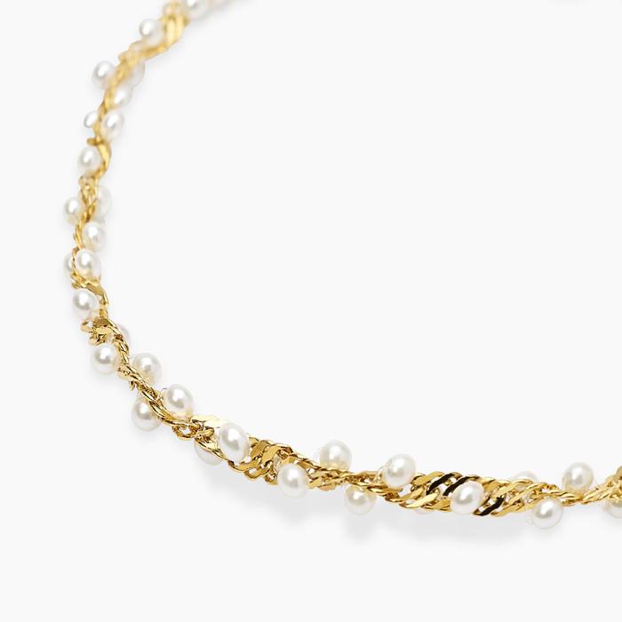 Bracciale dorato con perle conchiglia Style 71