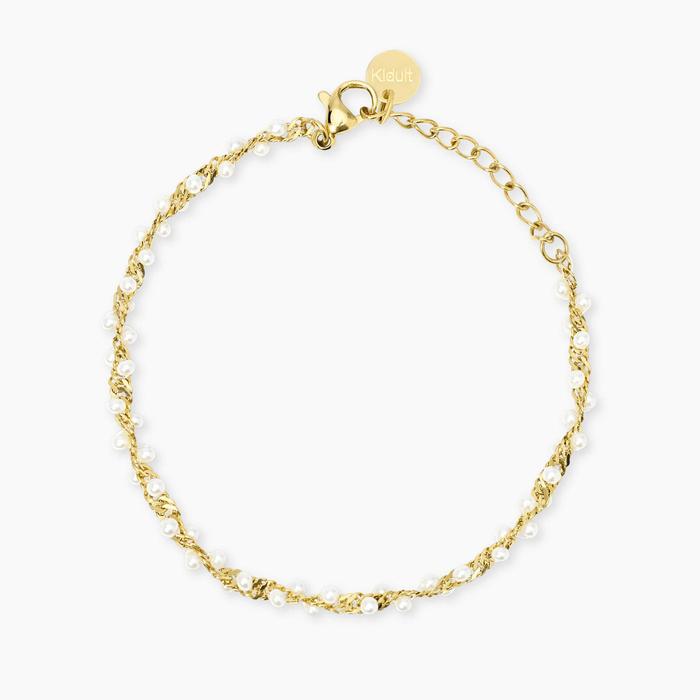 Bracciale dorato con perle conchiglia Style 71