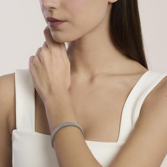 Bracciale cuff con maglia mesh Style 61