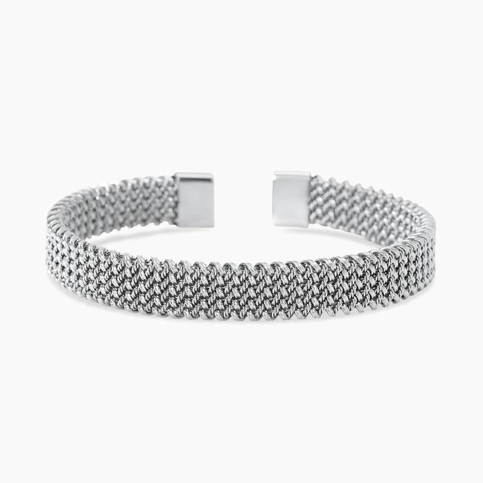 Bracciale cuff con maglia mesh Style 61
