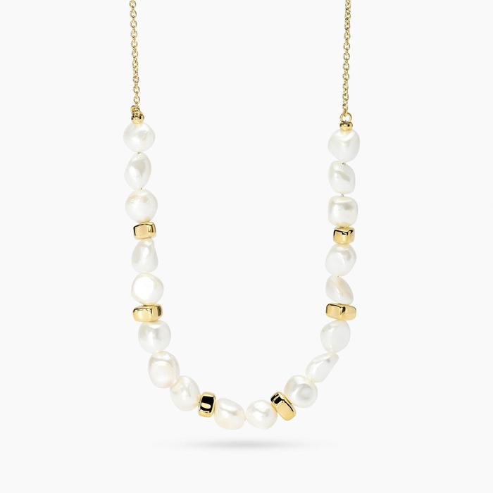 Girocollo dorato con perle conchiglia Style 70