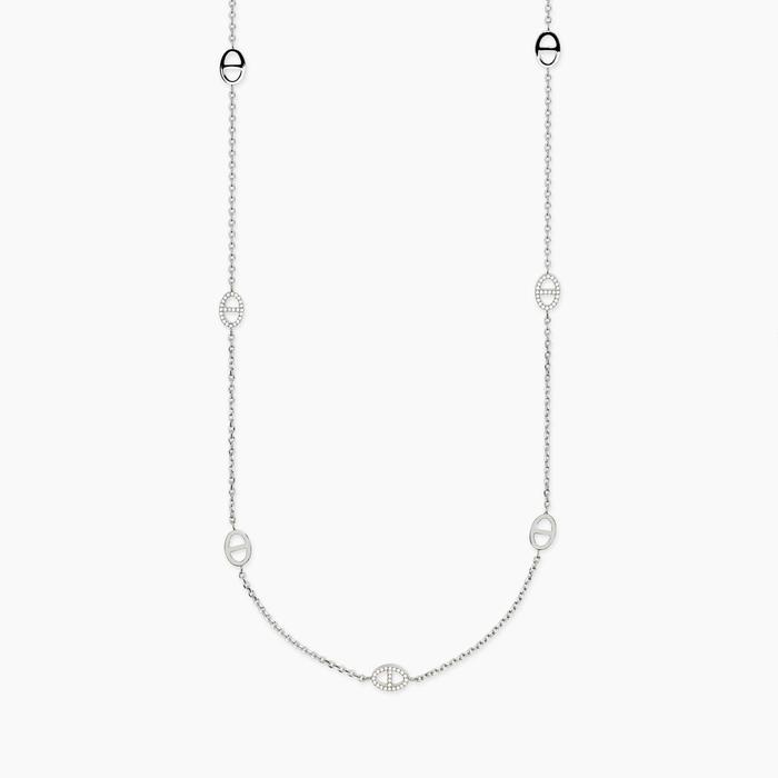 Collana con staffe in cristalli Style 84