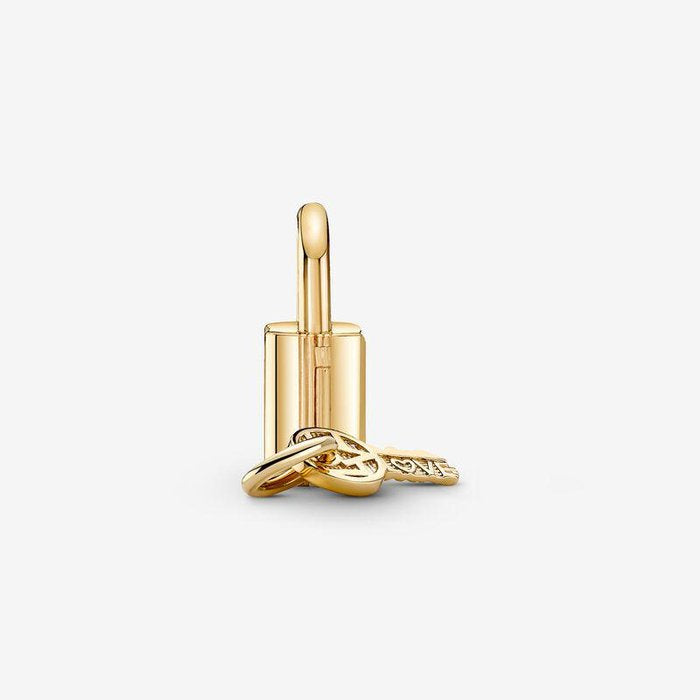Charm Pendente Lucchetto e Chiave dell'Amore