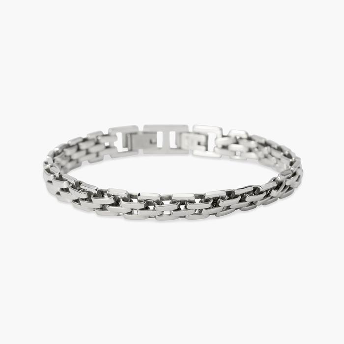 Bracciale in acciaio con maglia panther Style 43