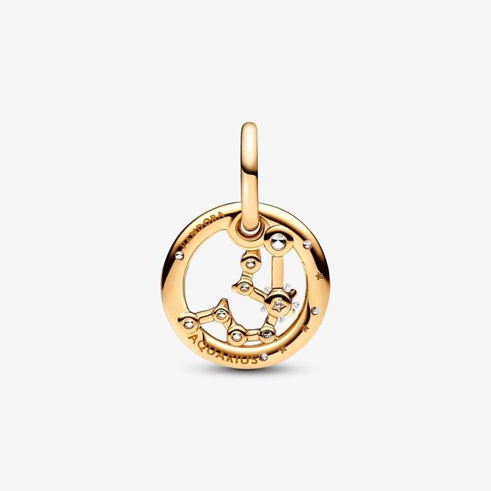 Charm Pendente Segno Zodiacale Acquario
